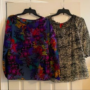 2 lightweight blouses